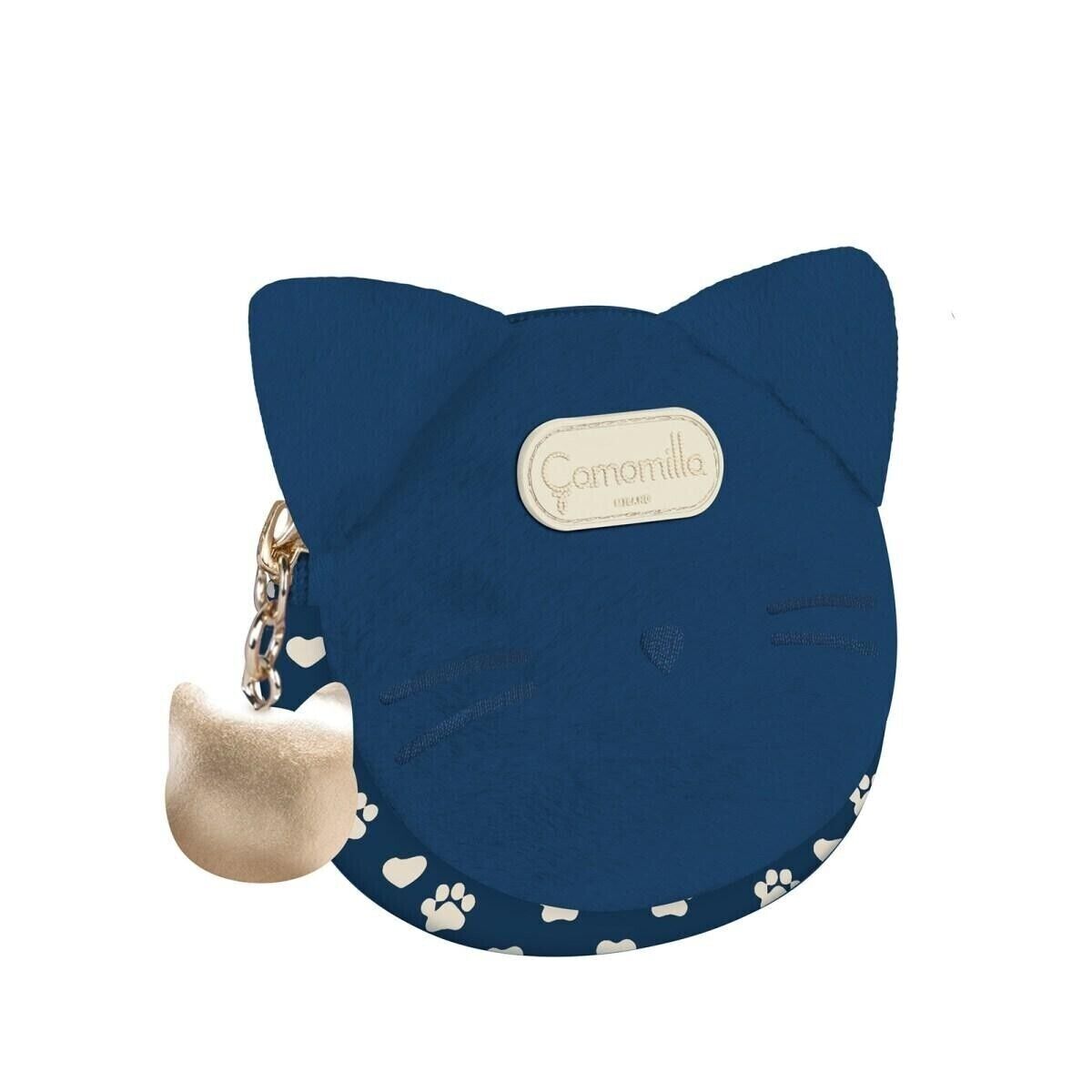 PORTAMONETE GATTO BLU